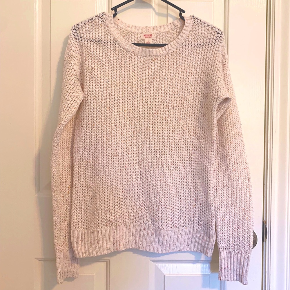 Multicolor Cream Knit Shirt